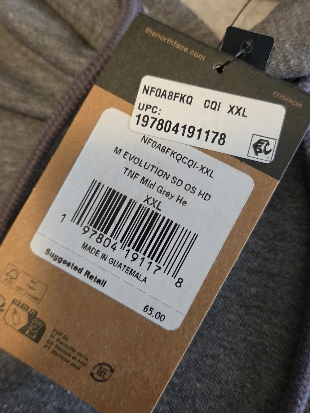 NWT The North Face Evolution Simple Dome Oversize Hoodie, Men's Size XXL